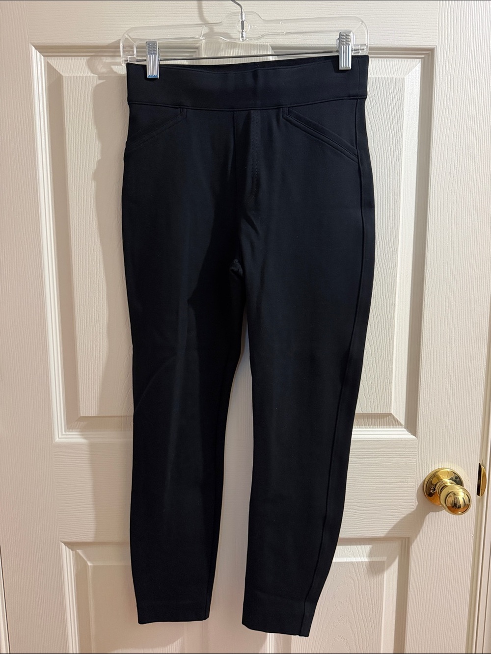 SPANX Black Ankle-Length Slim Pants